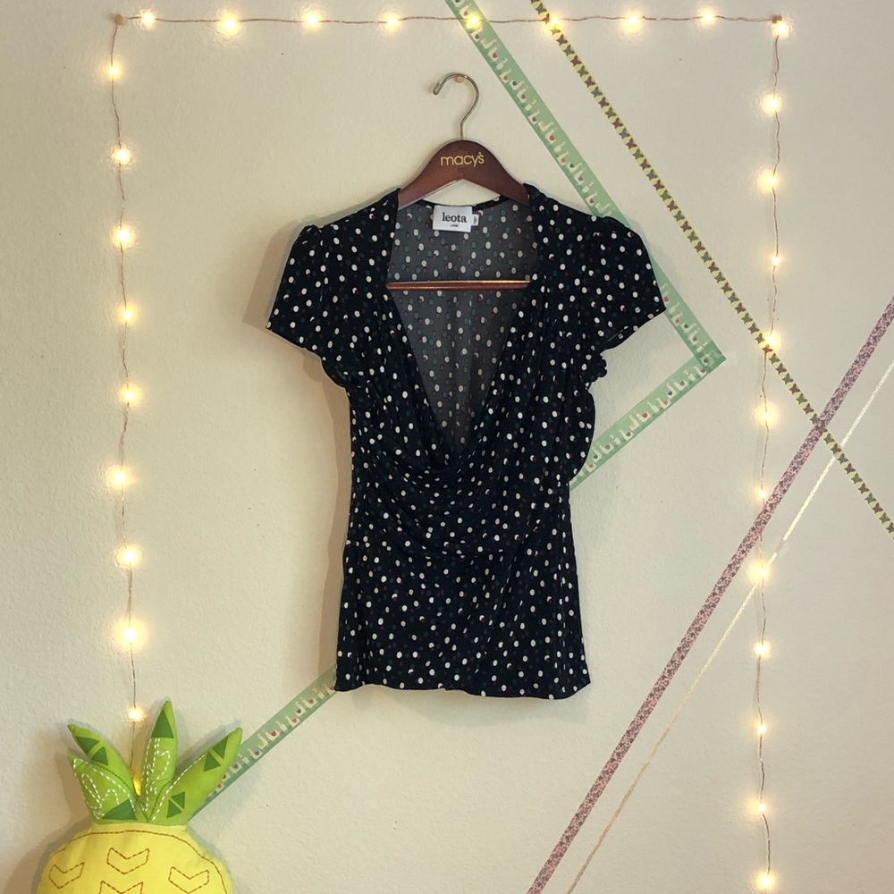LEOTA | Cindylou Sweetheart Neck Knit Top